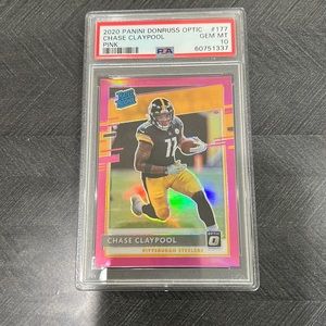 2020 Panini Donruss Optic - CHASE CLAYPOOL GEM MINT PSA 10